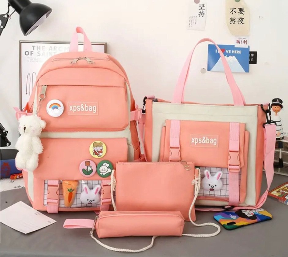 bolso oso 5 pzas Bolso Oso 5 Pzas