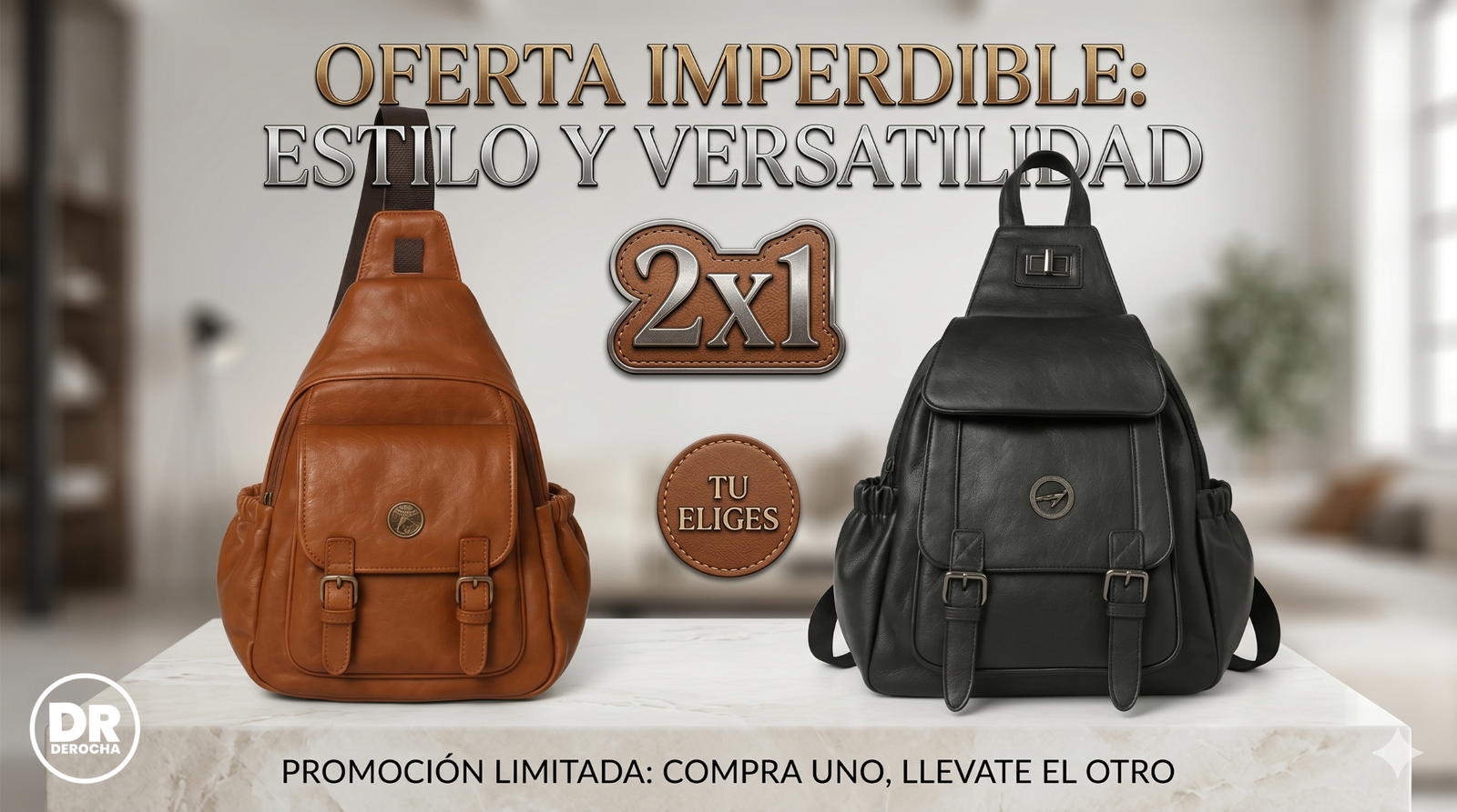 mochila mujer 2x1 ddd Mochila Mujer 2x1 DDD