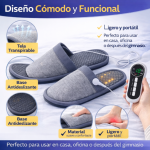 Pantuflas masajeadoras