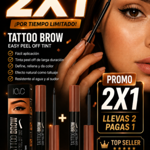 Tatto brown easy peel off 2x1