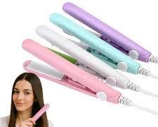 Mini Plancha de Cabello Viajera y Portátil