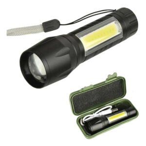 Linterna Táctica LED Recargable USB 300LM