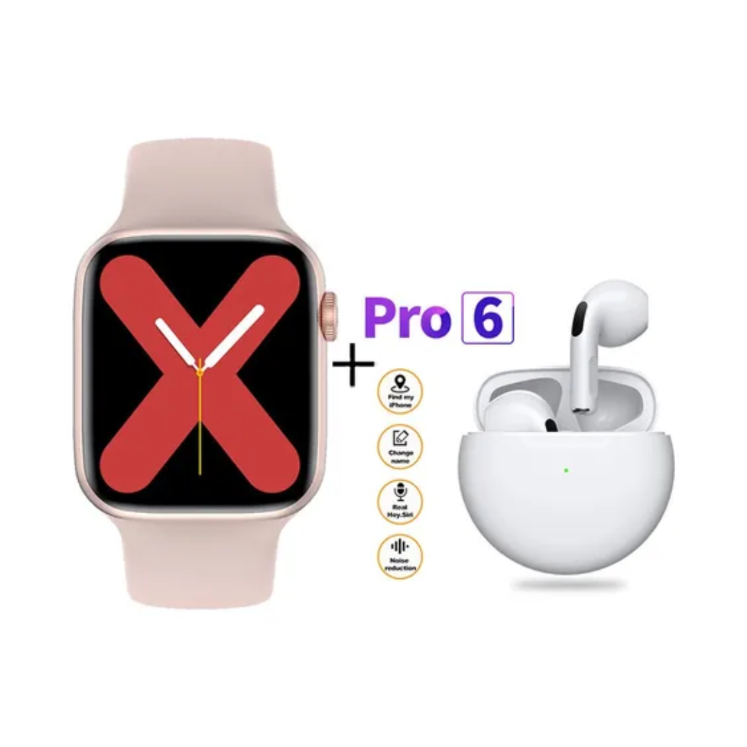 reloj inteligente w26 + auriculares bluetooth Reloj Inteligente W26 + Auriculares Bluetooth