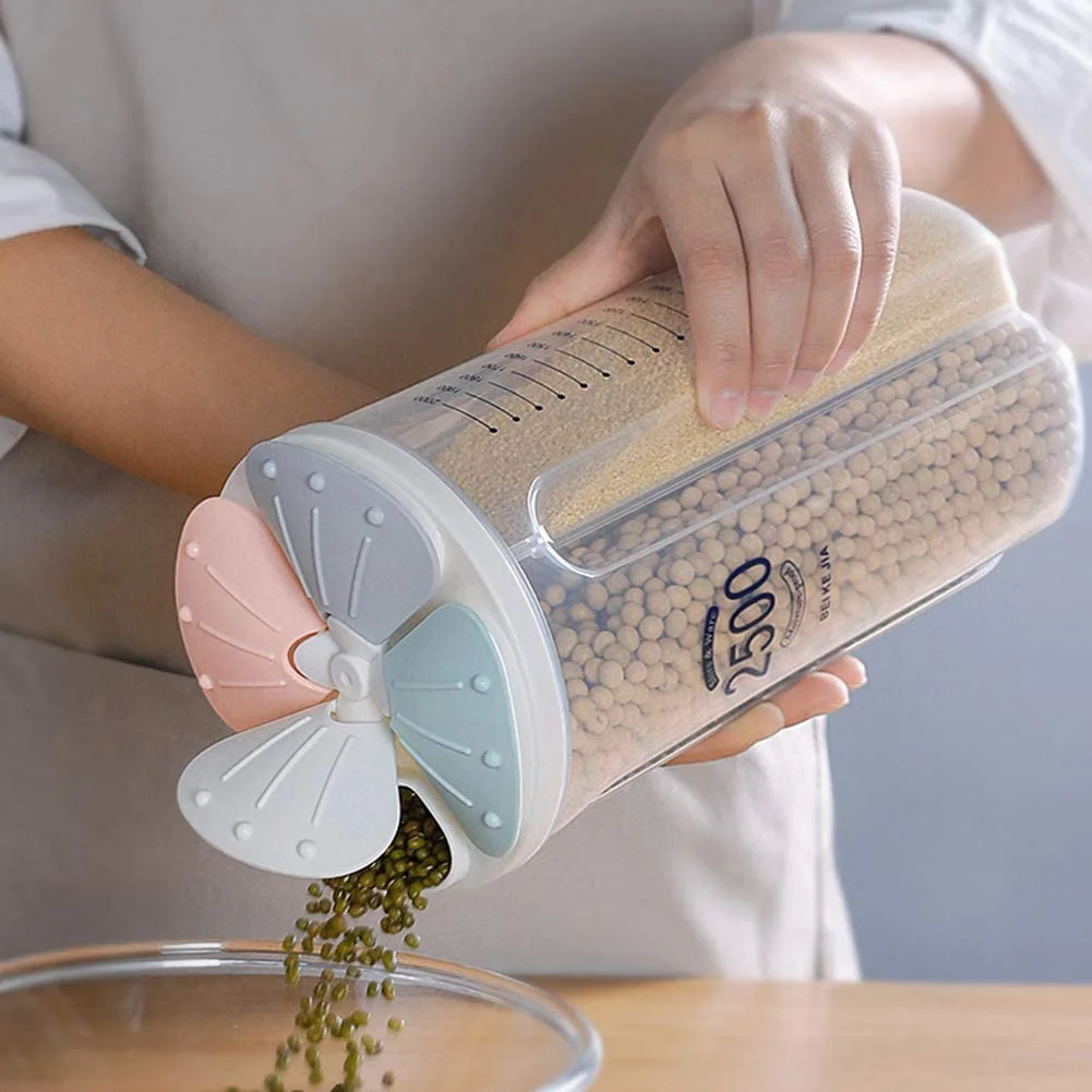 dispensador de granos y alimentos secos multiusos Dispensador de Granos y Alimentos Secos Multiusos