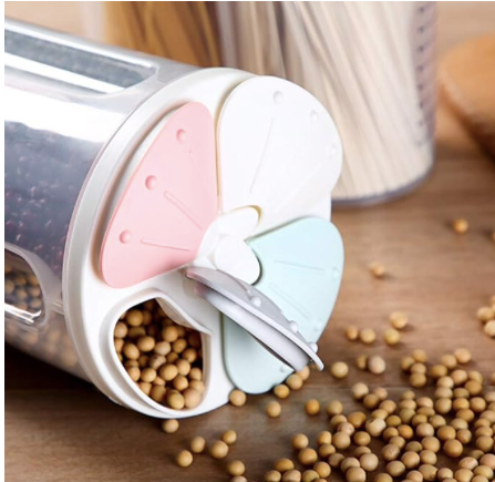 dispensador de granos y alimentos secos multiusos Dispensador de Granos y Alimentos Secos Multiusos