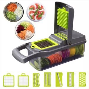 Cortador Picatodo Multifuncional 8 en 1 para Verduras