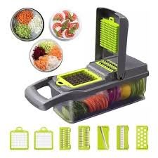 cortador picatodo multifuncional 8 en 1 para verduras Cortador Picatodo Multifuncional 8 en 1 para Verduras