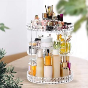 Organizador maquillaje acrílico giratori