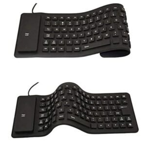 Teclado Flexible USB Siliconado Portátil