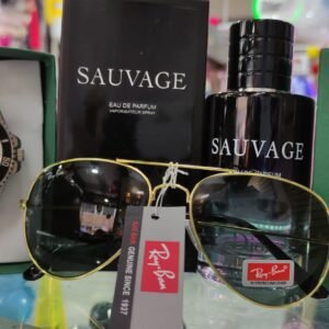 Perfume Sauvage +Gafas + Reloj Rolex