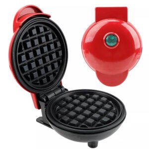 Mini Wafflera Pequeña Electrica Antiadhe