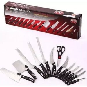 Set de Cuchillos x 13 Piezas Miracle Blade en Acero