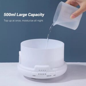 Humidificador de aire con lámpara LED pa