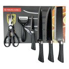 Set de Cuchillos Elegantes Negros para Cocina