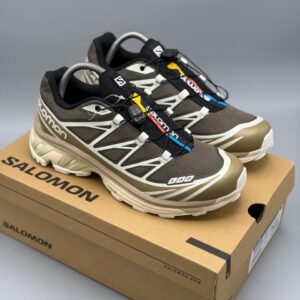 Salomon XT-6 – Café Oliva / Negro / Beige