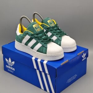 Adidas Superstar Suede Green/White